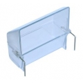 Clear Plastic Seed Hopper 7.6cm Hatchwells